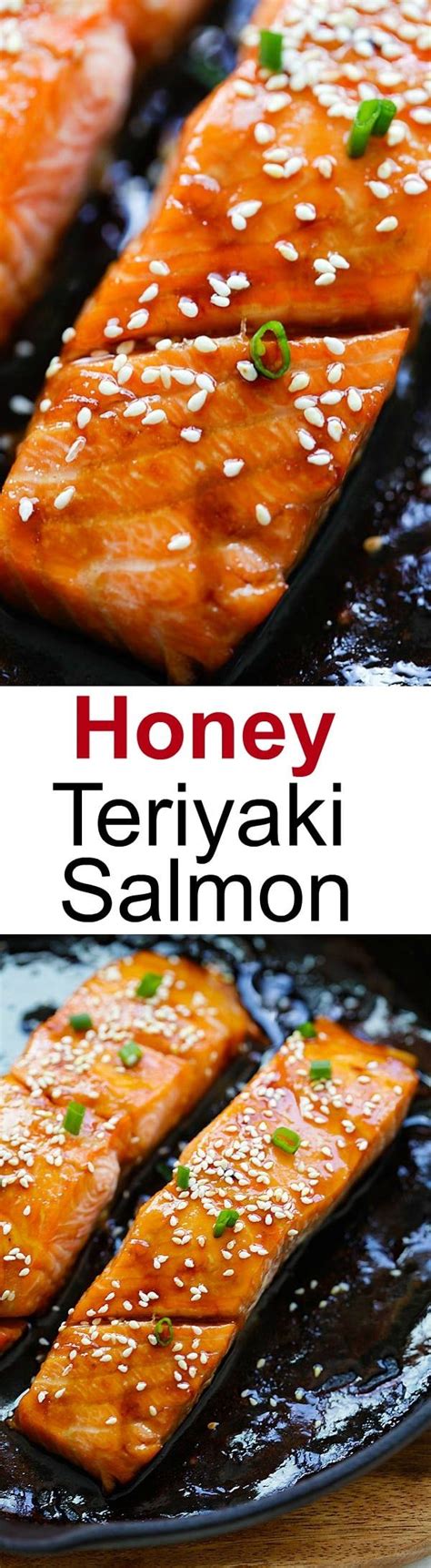 Honey Teriyaki Salmon Sticky Sweet Savory Salmon With Honey Teriyaki