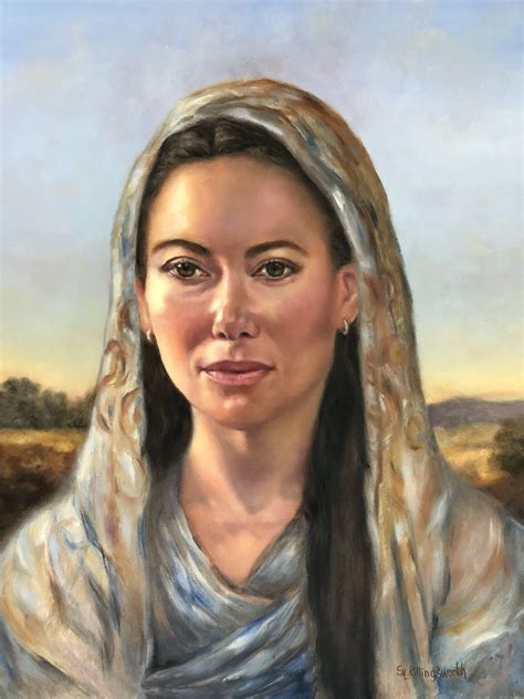 Ruth From The Bible Oil Painting 20 X16 On Canvas Started From Life