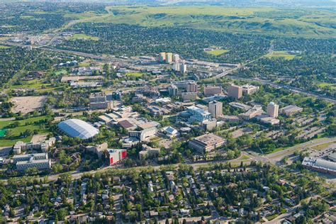 Aerial Photo University Of Calgary Campus