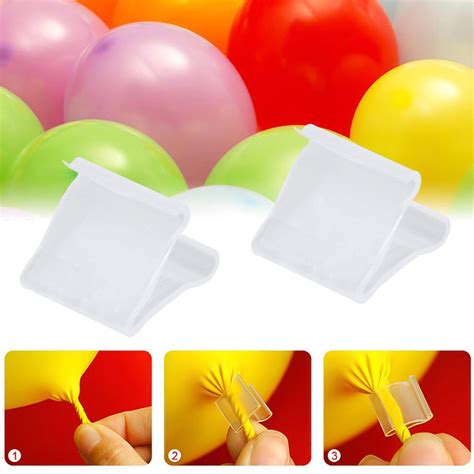 100pcs Balloon Clip Ties For Sealing Helium Gas Air Balloons Party