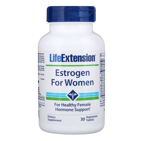 Life Extension Estrogen For Women 30 Vegetarian Capsules Apran