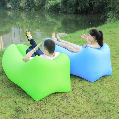 New Outdoor Lazy Sofa Sleeping Bag Portable Folding Rapid Air