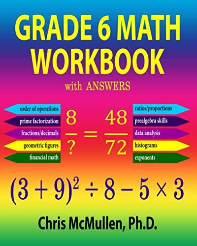 Grade 6 Math Workbook With Answers Improve Your Math Fluency