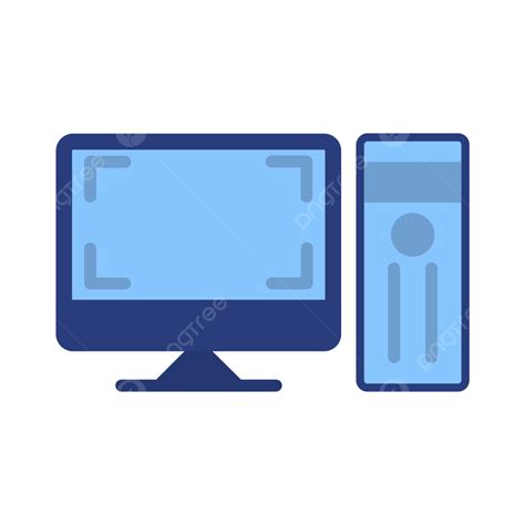 Computer Flat Icon Vector Computer Device Pc Png And Vector With
