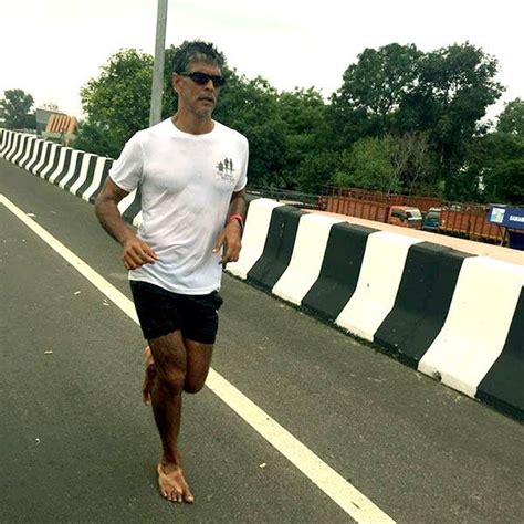 Ironman Milind Soman Is Running Barefoot From Ahmedabad To Mumbai See
