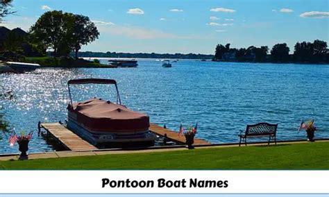 450 Pontoon Boat Names For Your Water Adventures