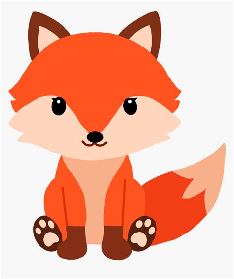 Fox Baby Cartoon Babyfox Kit Cub Pup Clipart Set Vector