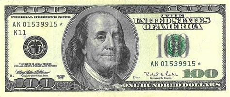 100 dollar bill with star. $100 DOLLARS 1996 STAR DALLAS FEDERAL RESERVE F 2175 K ...
