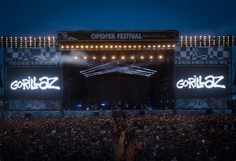 Opener Festival 2018 Gorillaz Zagrał 6 Lipca 2018 W Gdyni Galeria