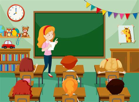 Teacher Cartoon Vector Art Icons And Graphics For Free Download