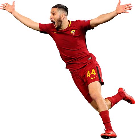 Kostas Manolas As Roma Football Render Footyrenders