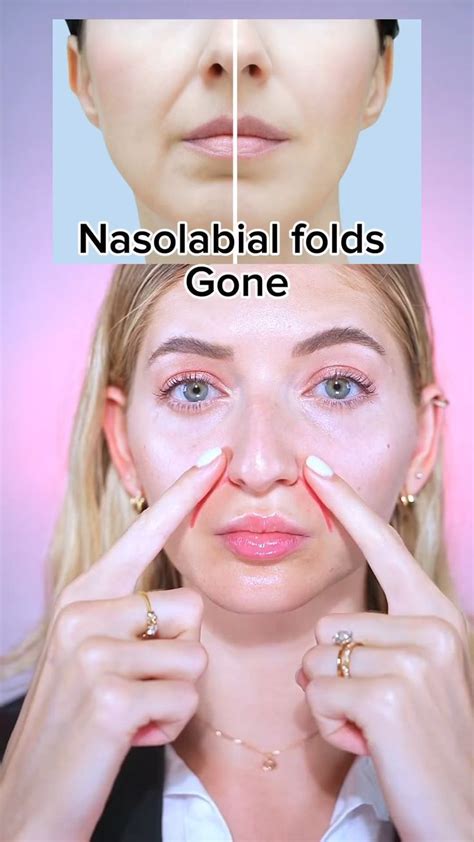 Nasolabial Folds Massage [video] Face Contouring Face Yoga Facial Exercises Face Yoga