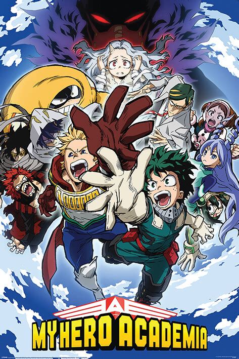 Poster My Hero Academia Reach Up Wall Art Ts And Merchandise