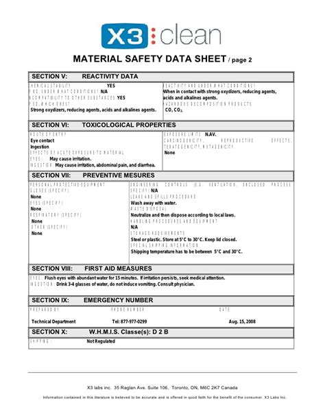Safety data sheet purell® advanced hand sanitizer sanitizing gel version 1.0 sds number: Artnaturals Hand Sanitizer Msds Sheet - Art Naturals Hand ...