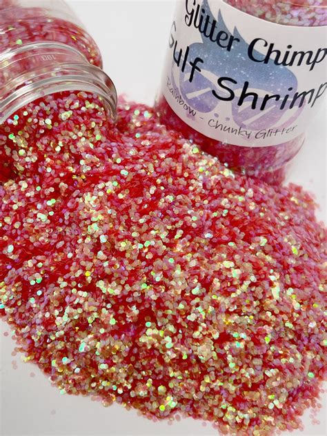 Gulf Shrimp Chunky Rainbow Glitter Glitter Chimp