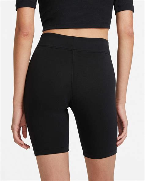 nike sportswear essential women s mid rise bike shorts negro cz8526 010 comprar online en