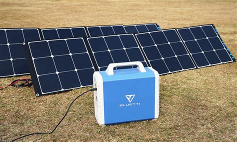 Bluetti Sp200 200w Solar Panel Outdoor Solar Generator Charging Method