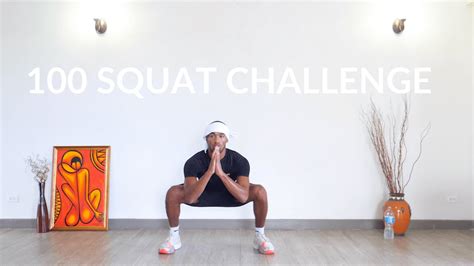 100 rep squat challenge effectively tone and lift the booty and thighs youtube