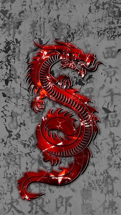Muchatseble Chinese Red Dragon Hd Phone Wallpaper Pxfuel