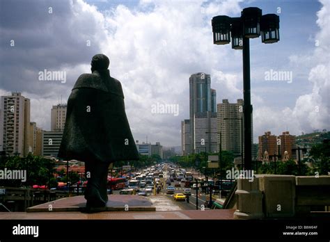 Simon Bolivar Statue Caracas Venezuela South America Stock Photo Alamy