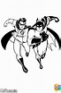 Dibujo de Batman y Robin para Colorear | Batman dibujo, Batman y robin ...