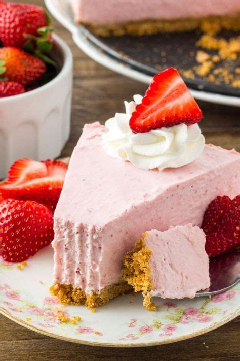 This No Bake Strawberry Cheesecake Is Extra Creamy And Bursting With