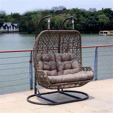 Suntime brampton double hanging chair. Luxury Outdoor Furniture Double Seat Hanging Indoor Swing ...