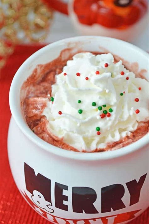 Red Velvet Hot Chocolate Moore Or Less Cooking