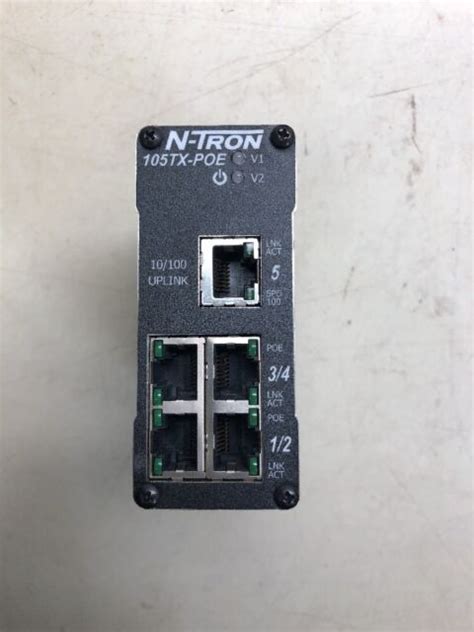 N Tron 105tx Poe Ethernet Switch Ebay