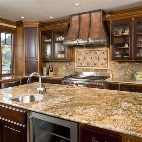 Natural Granite Kitchen Countertops To Extend Up Your Backsplash