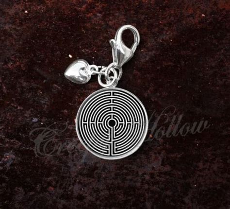 Sterling Silver Charm Labyrinth Greek Mythology Ebay