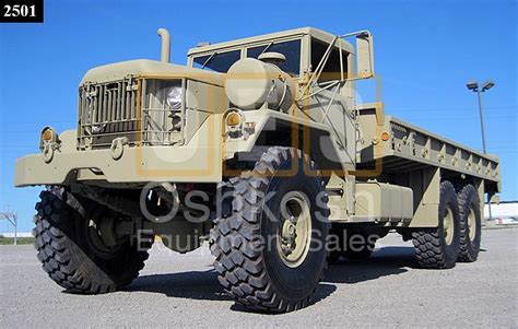 M814 5 Ton 6x6 Military Cargo Truck C 200 52 Oshkosh Equipment