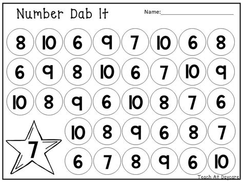 1 20 Number Chart For Preschool Activity Shelter 4 Best Large