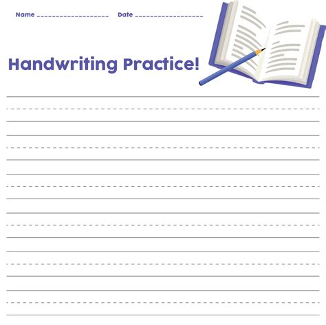 Freebie Editable Handwriting Paper Kindergarten Writi