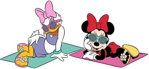 Daisy Duck And Minnie Mouse