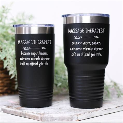 Massage Therapist Masseuse Masseur Funny T Idea Tumbler Etsy
