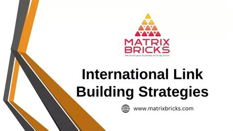 Ppt International Link Building Strategies Powerpoint Presentation