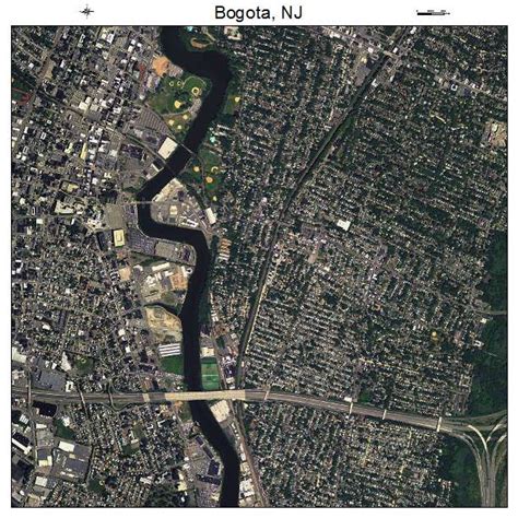Aerial Photography Map Of Bogota Nj New Jersey