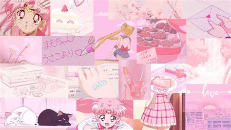 Free Download Download Pink Anime Aesthetic Sailor Moon Wallpaper X For Your Desktop