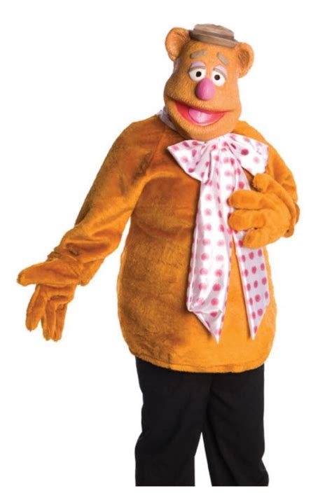 Fozzie Bear Adult Muppet Fancy Dress Costume Halloween All Year Round