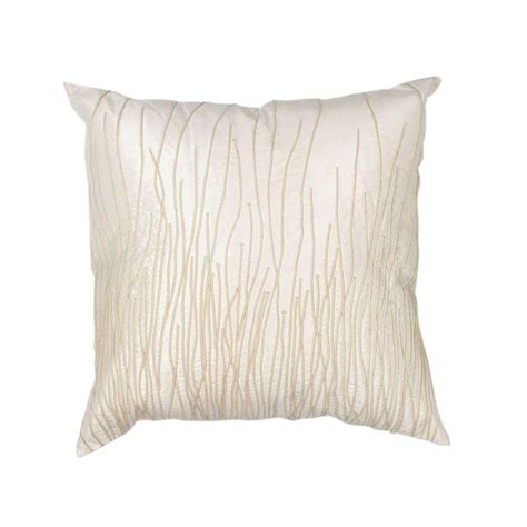Kas Rugs Modern Weave Ivory Decorative Pillow Pill18818sq The Home Depot