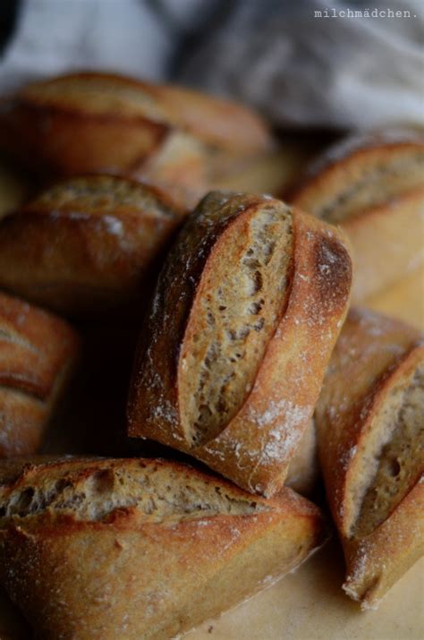 One-Night-Stand Sauerteig -Mischbrötchen über Nacht milchmädchen