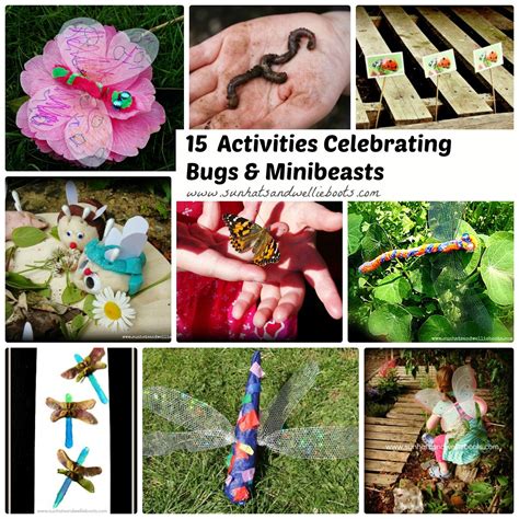 Celebrating Minibeasts Bugs Outdoor Activities Crafts