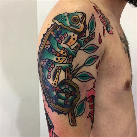 60 Colorful Chameleon Tattoo Ideas Designs That Will Make You Smile