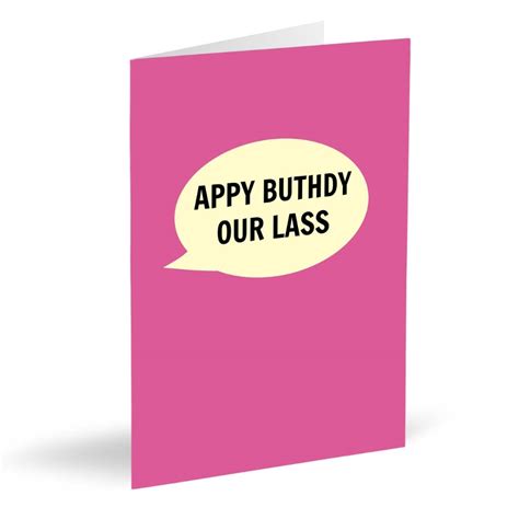 Appy Buthdy Our Lass Card By Dialectable