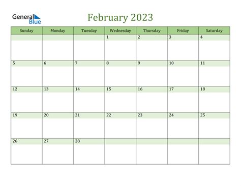 Printable 2023 Calendar Landscape Orientation 2023 Calendar Free