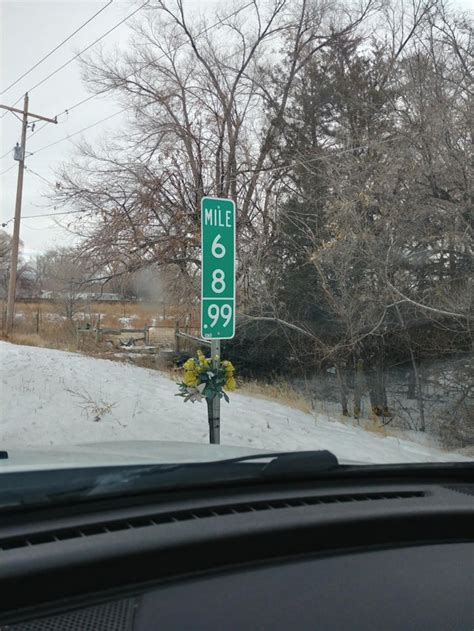 In Colorado There Are No Longer Mile 69 Markers Mltshp