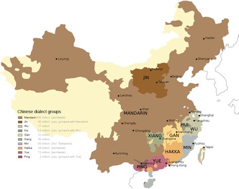 Chinese language information about mandarin, the official language in china, chinese characters learning as well as local dialects and minority mandarin is shaped and based on the beijing dialect and other dialects spoken in the northern areas of china. List of varieties of Chinese - Wikipedia