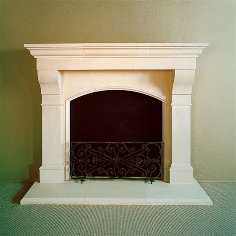 In our collection, you will see marble fireplaces inspired by antique french, italian & historic antique english designs. Amhurst Cast Stone Fireplace Mantel - Traditional - Indoor ...