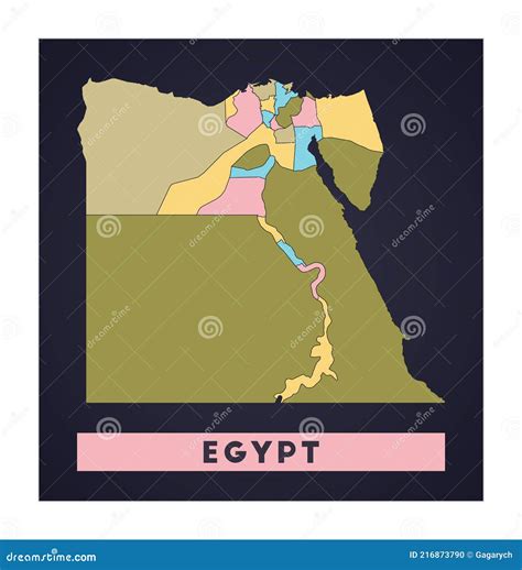 Egypt Map Stock Vector Illustration Of Cairo Graphic 216873790